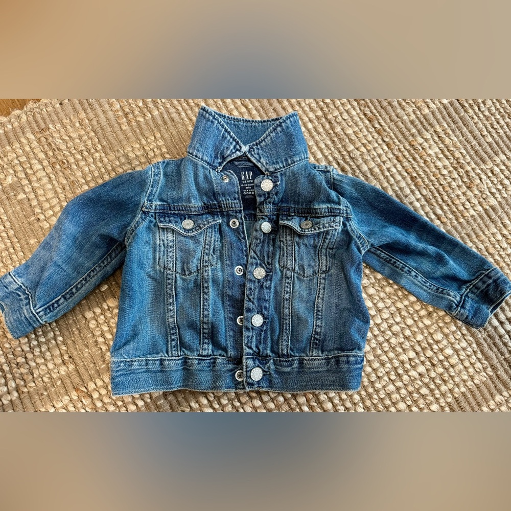 Gap Kids Jean Jacket, 12-18mo, EUC